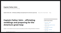 Desktop Screenshot of captainfatherjohn.com