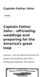 Mobile Screenshot of captainfatherjohn.com